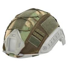 Fast Ballistic Tactical Military Helmet Cover one size atac green camo