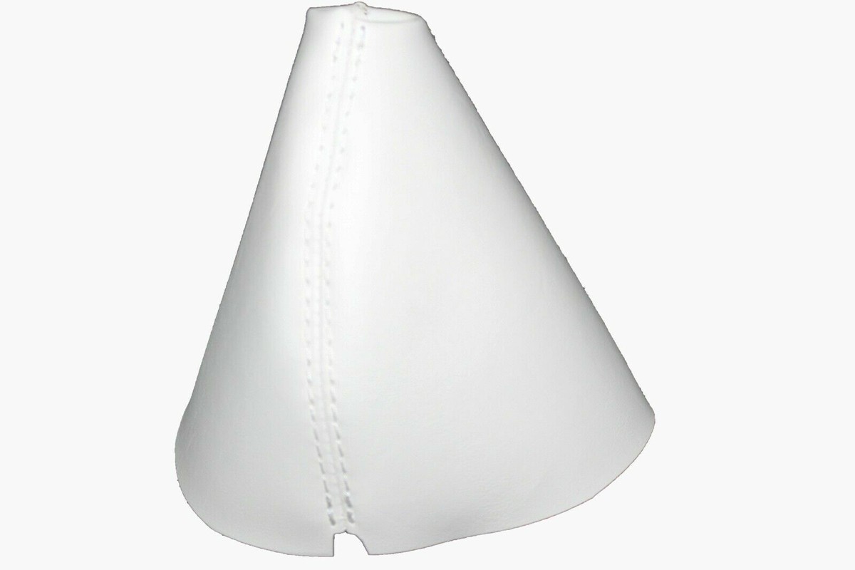 Real Leather White Manual Shift Boot Fits 90-96 Nissan 300ZX (Z32
