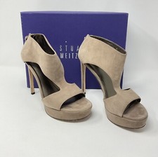 Stuart Weitzman Hotstuff Haze Suede Shoes SZ 9