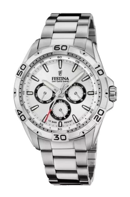 Festina Stainless Steel Band Casual Wristwatches