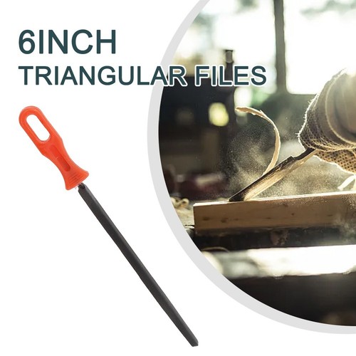 Saw Accessories Triangular File Total Length 230mm Triangle Uick Shaping - Picture 11 of 19
