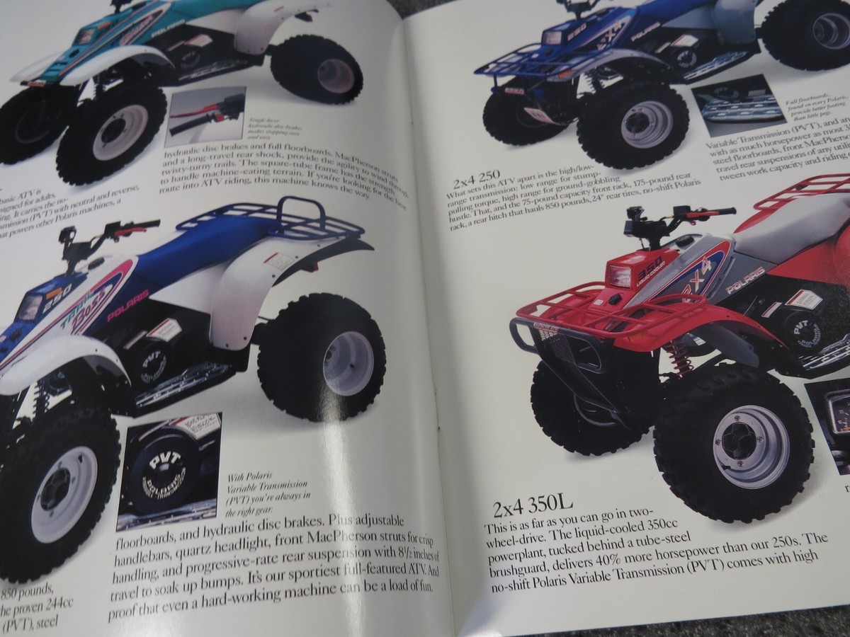 Vintage Polaris Accessory & Specifications Brochure 1993 ATV