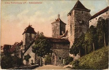 Old postcard AK Rothenburg Kobolzellertor GERMANY (1077011)