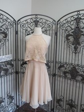 F99 MORI LEE 21524 CHAMP SZ 8 COCKTAIL  FORMAL   GOWN DRESS