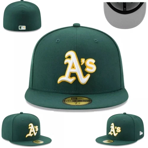Neu Oakland Athletics Baseball Ära Mütze 59FIFTY eng anliegende Mütze -5950-16 - Bild 10 von 41