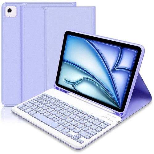 Keyboard Case Mouse For iPad 5/6/7/8/9/10/11th Gen Air 11 M3 2025 6/5/4th Pro 11 - Picture 55 of 64