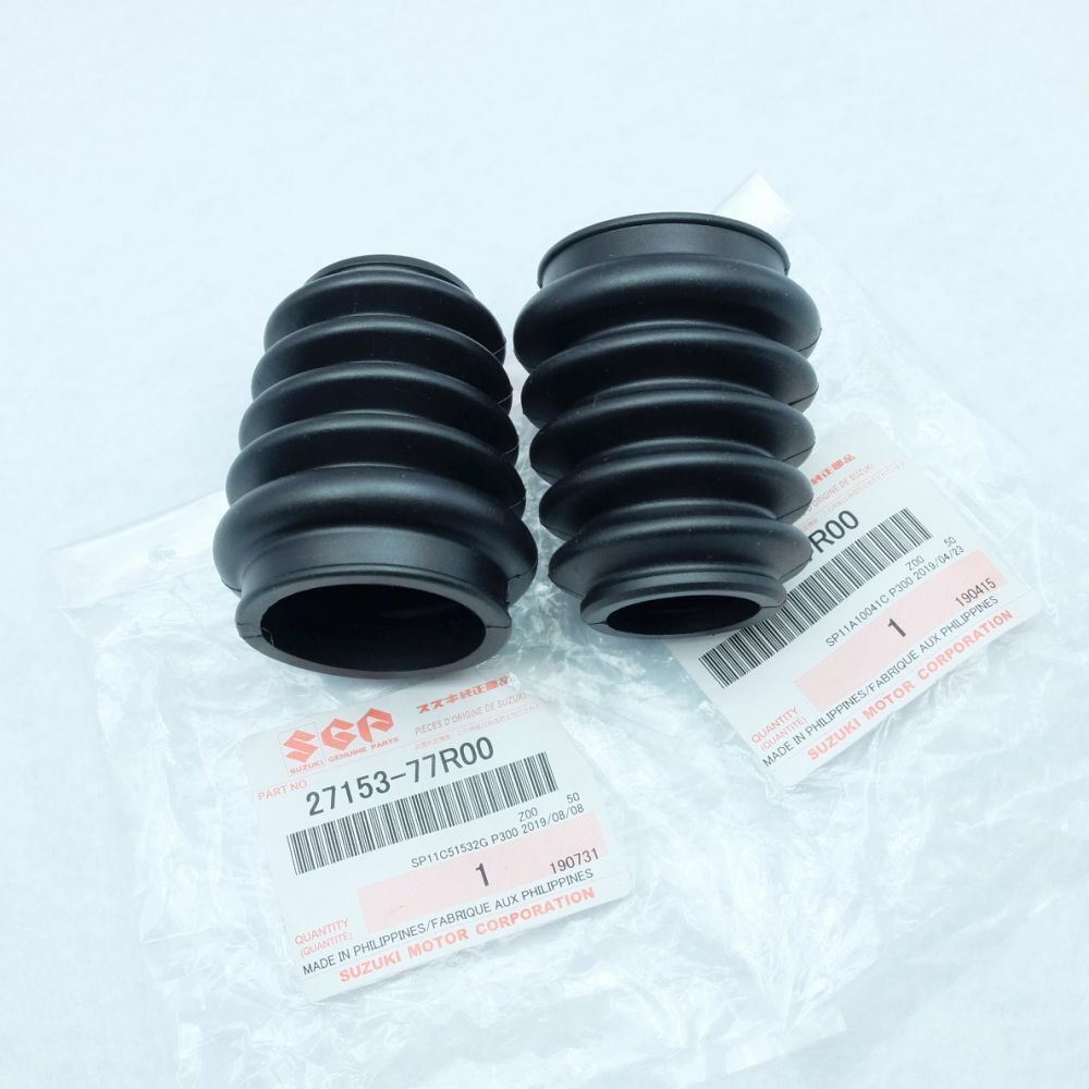 TWO Genuine OEM Suzuki Samurai Drive Shaft Dust Boots 27153-77R00