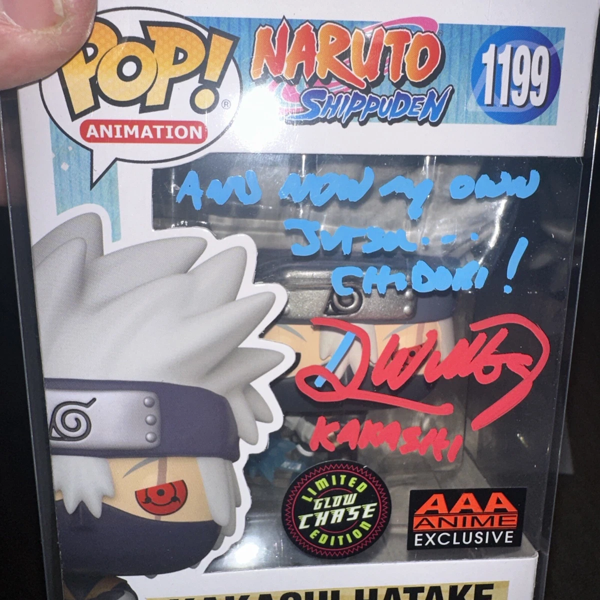 Funko POP! Dave Wittenberg Auto AAA Anime Kakashi Hatake w/Quote