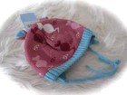 Sterntaler🩶 SALE % süße Mütze Strickmütze mit Katzen und Ohren KU 45 68 74 NEU