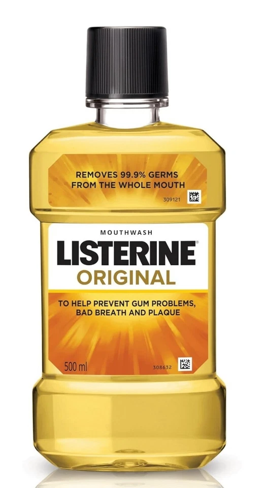 Acquista 2 Ottieni 1 Gratis - 500ml LISTERINE Collutorio Originale Problema Gengive Alito Cattivo  - Immagine 2 di 4