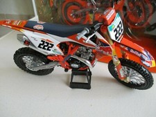 1:6 TONI CAIROLI RED BULL KTM SXF 450 Toy Model Motocross motorbike Orange