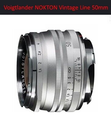 Voigtlander NOKTON Vintage Line 50mm F1.5 II SILVER MC Multi Coating | eBay