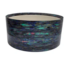 6x55'' Drum Wrap 0.5mm Blue Abalone Sheet For 5.5 6'' Snare Drum