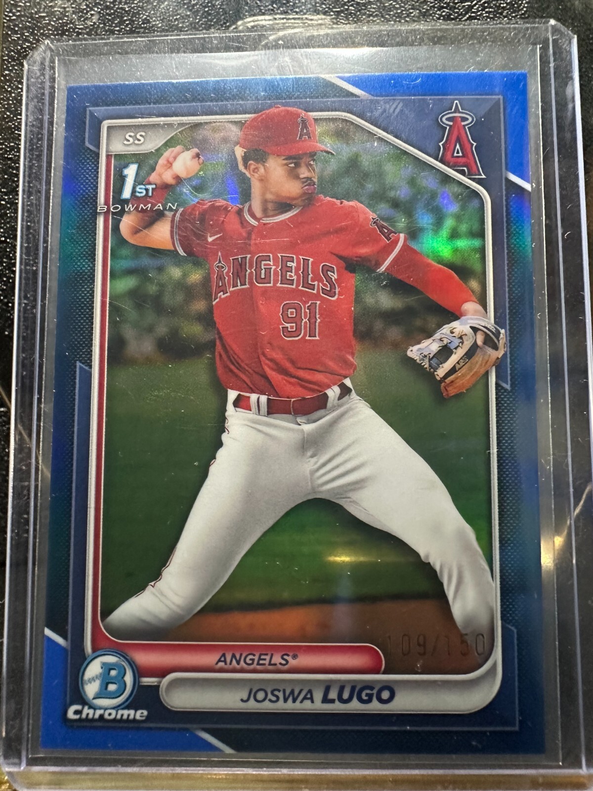 2024 Bowman Chrome JOSWA LUGO BLUE REFRACTOR /150 1ST #BCP-237