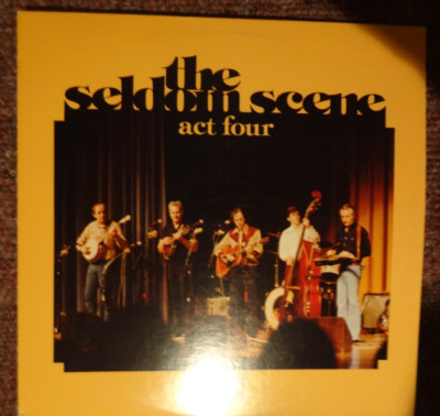 The Seldom Scene - Act Four LP  Vinyl album Sugar Hill label Strong VG+