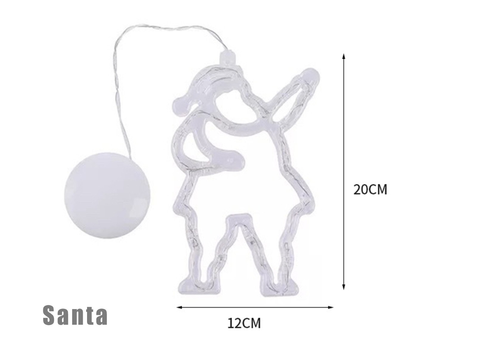 Christmas Window Lights with Suction Cups, Christmas Fairy Sucker LED