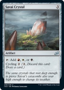 Savai Crystal x4 - Ikoria: Lair of Behemoths - NM-Mint, English - Ikoria: Lair o