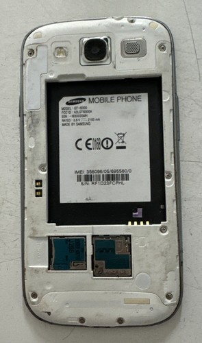 Samsung Galaxy S3 GT-I9300 Weiß  Teilespender Platine Kamera Board Etc. Ok