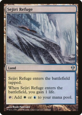 Sejiri Refuge 1x MtG Zendikar SP/NM