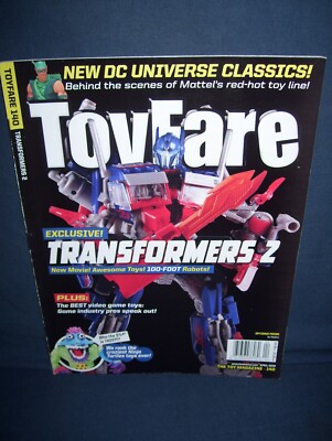 Toyfare Magazine #140 Used April 2009 Transformers 2 Optimus Prime ...