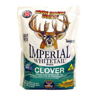 Whitetail Institute Imperial Clover 1/2 Acre 4Lb Spring & Fall Deer Food Plot