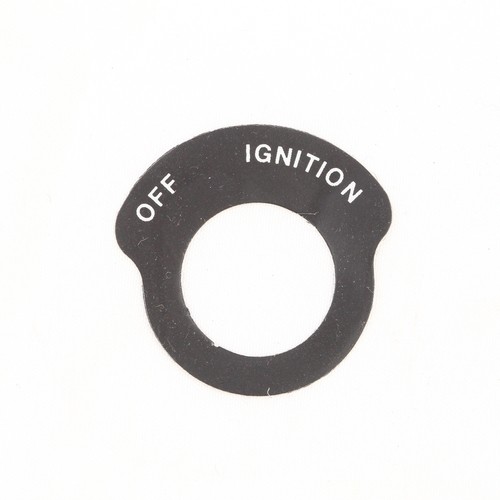 Ignition Switch Label Part Number 7155075 eBay