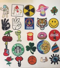 embroidery Patches Iron Sew On Patch transfers Badges appliques usa Seller