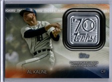 2021 Topps Baseball Series 2 70th Anniversary Logo Al Kaline INSERT TIGERS