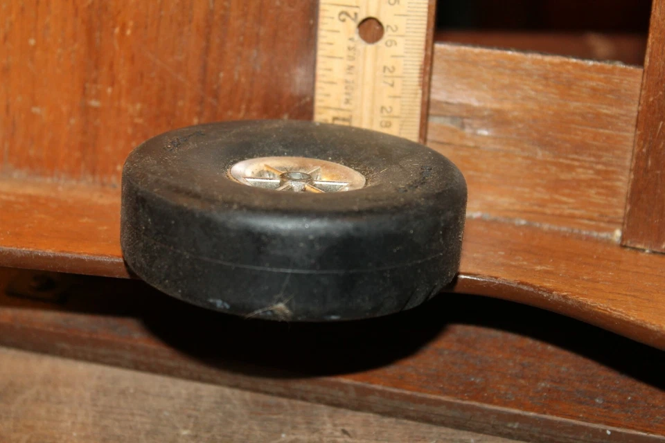 RC Model Airplane Du-Bro Rubber Wheel Approx 3" x 7/8" 3.00-S - Image 3 of 4