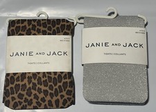  2 Janie And Jack Girls Tights Size 4 - 5