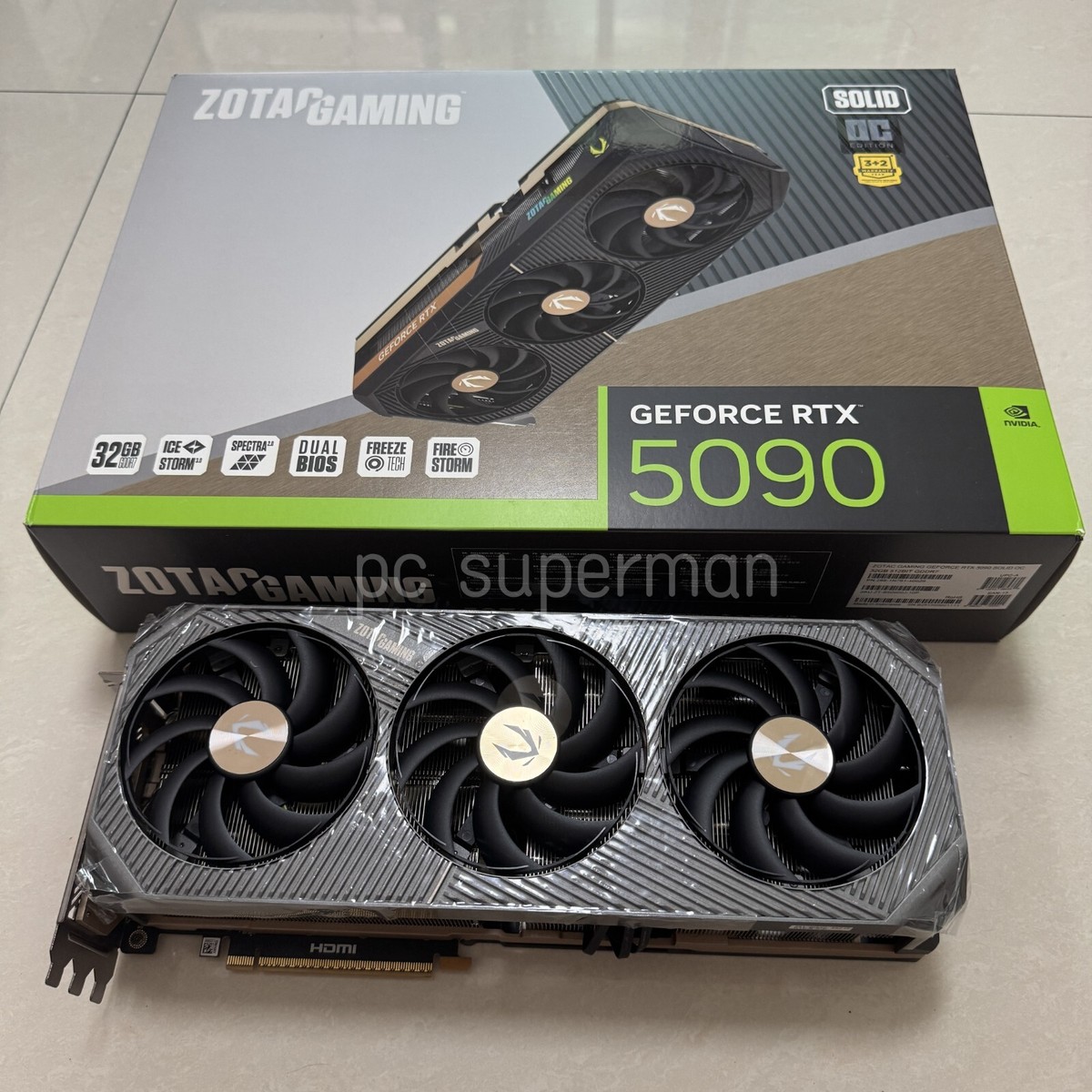 ZOTAC GAMIMG GeForce RTX 5090 SOLID ジャンク ZOTAC GAMING Geforce RTX 5090 (No Core, No VRAM) With Box | eBay