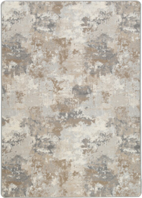 Milliken Blue Contemporary Clouded Worn Area Rug Abstract Sky Spectra Atmosphere
