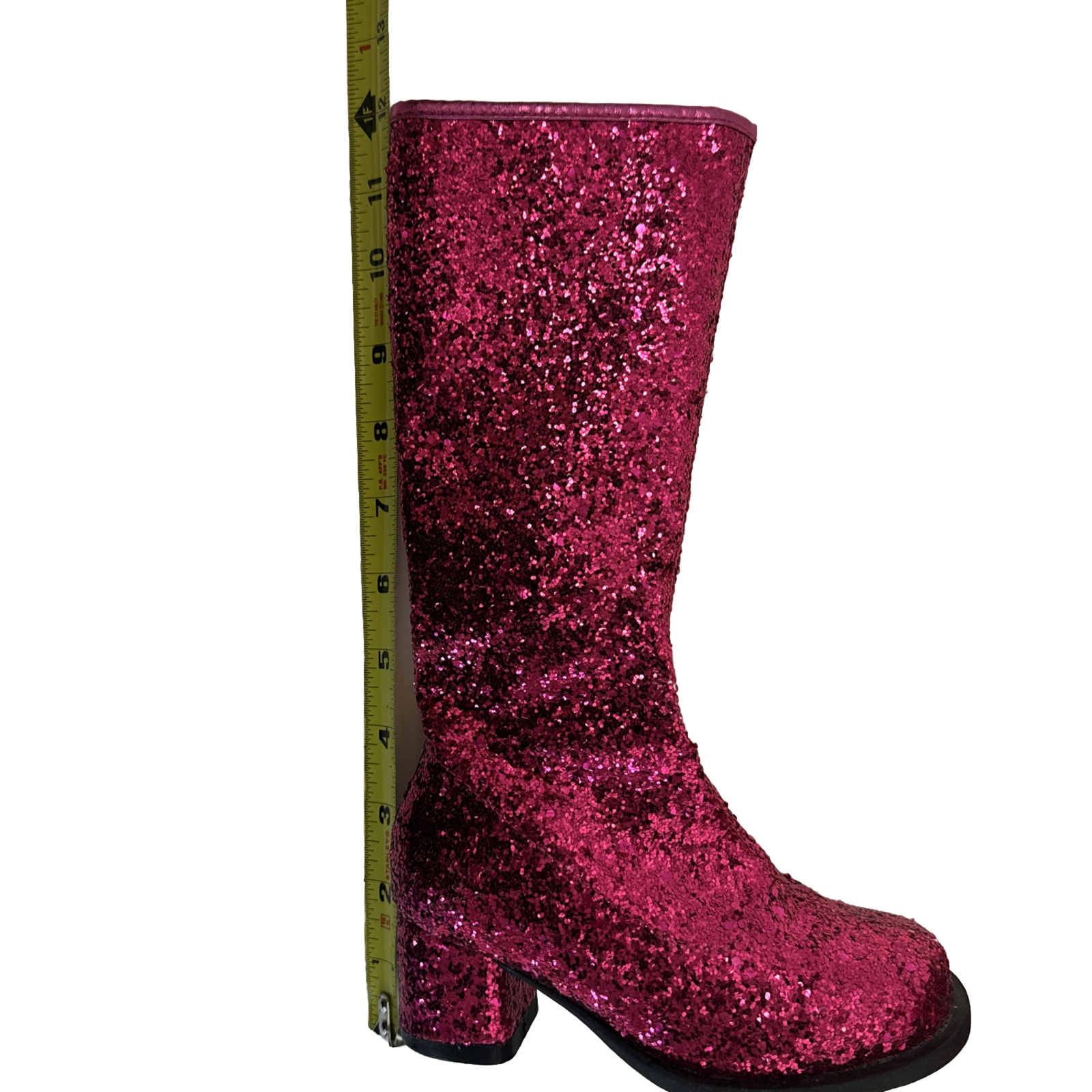 Pink Glitter Gogo Boot Shoes Kids Halloween XS GIRLS … Gem