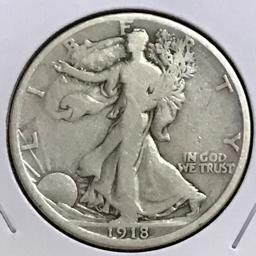 U.S. Walking Liberty Half Fine 1918-S