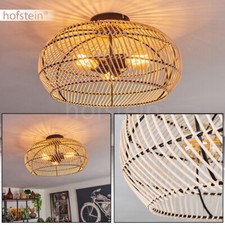 Decken Leuchten Boho Style Bambus Wohn Schlaf Ess Zimmer Raum Lampe Lichteffekt