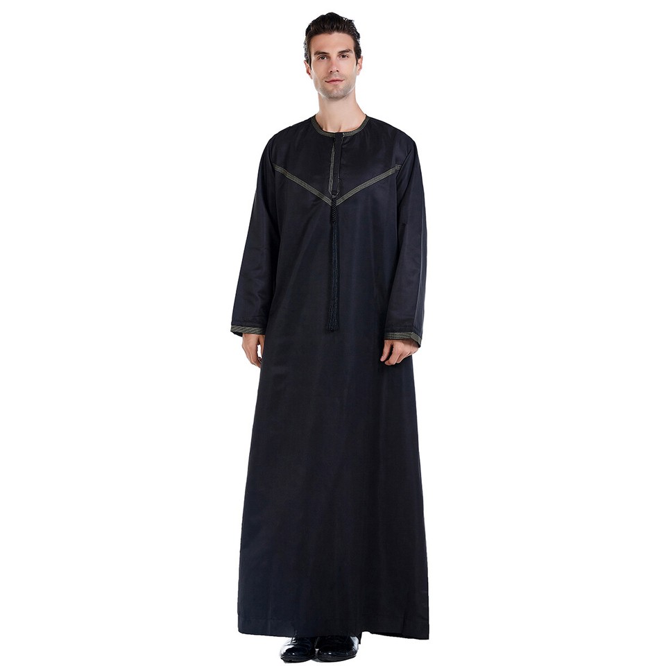 Dubai Arab Men Thobe Robe Jubba Kaftan Dishdash Galabeya Thawb Daffah ...
