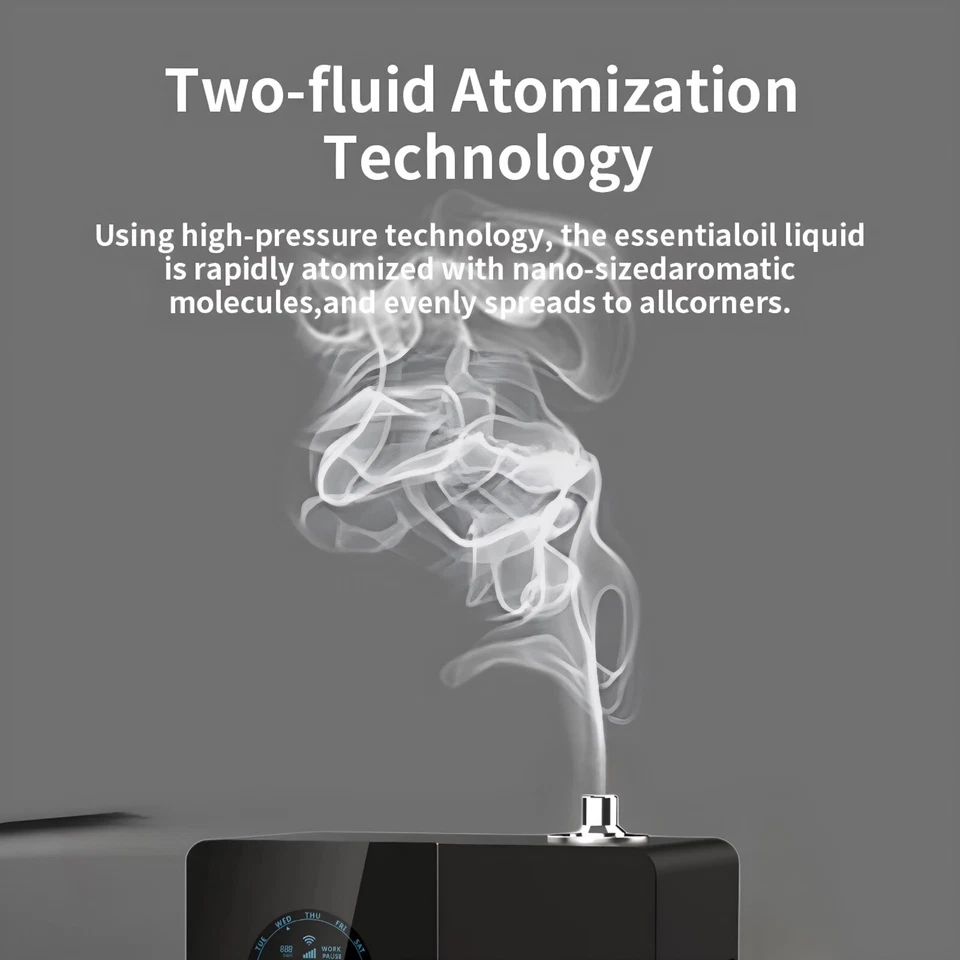 BLACK Davinci HVAC Ready Scent Diffuser 200mL / Aroma Scent For 1900 Sqft Plus - Image 4 of 4