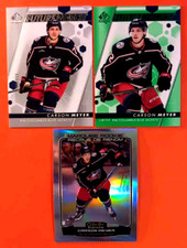 CARSON MEYER LOT 3 ROOKIE 2022-23 OPC PLATINUM + SP AUTHENTIC FUTURE WATCH /999