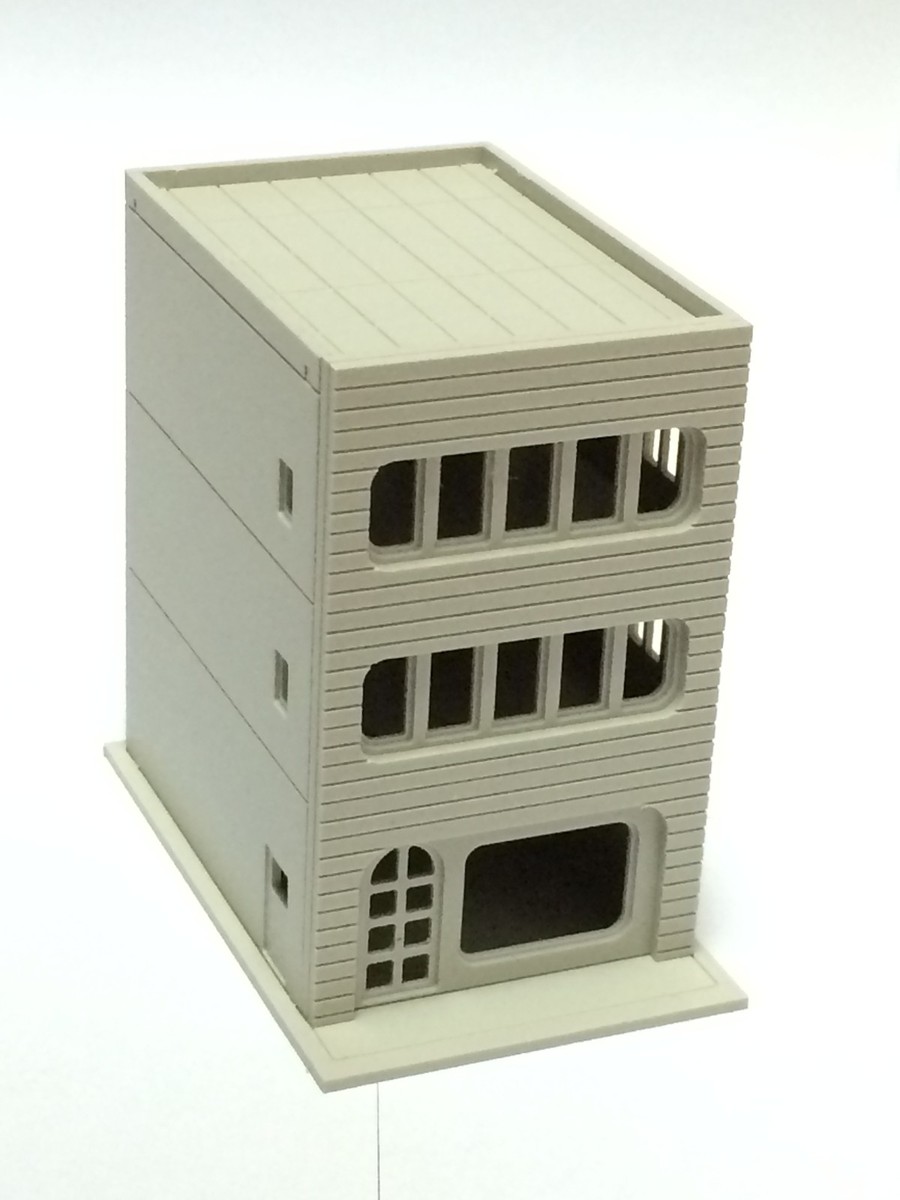 Outland Models Gewerbegebäude Für N-Spur (1:150), Weiß – Modellbau-Landschaftsbau Für Modelleisenbahn