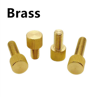Brass Knurled Thumb Screw M2 M3 M4 M5 M6 Small Thumbscrew Bolt