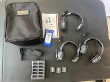 Eartec Ultralite 3-person Headset System With Batteries, Charger & Case El321