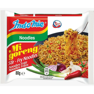 Mi Goreng Instant Stir Fry Noodles, Halal Certified, Original Flavor, 10 Count (