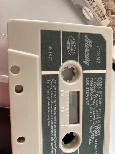 ROD STEWART RARE ORIG 1971 MERCURY GREEN CASSTAPE 7145004 GB UNTESTED UKPOSTONLY - Picture 20 of 20
