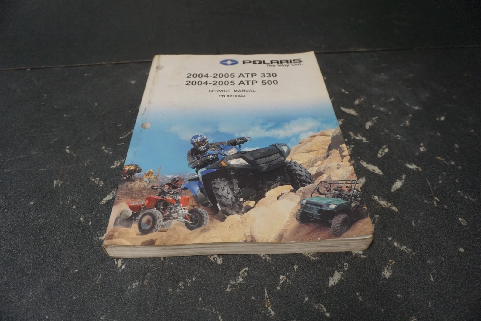 Polaris ATV 4-Wheeler OEM 2005 ATP 330 2005 ATP 500 Service Manual 9919522