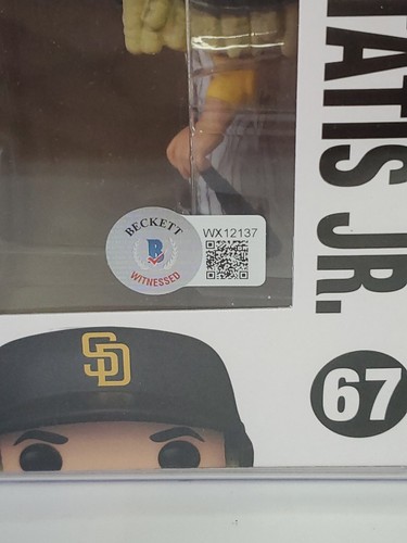 San Diego Padres Fernando Tatis Jr. Signed Funko Pop #67 BAS Beckett Witnessed - Picture 3 of 8