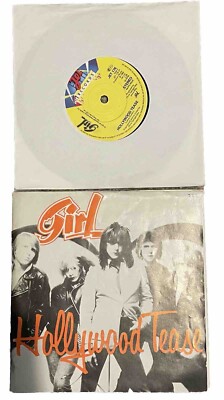 Girl 7  single  Hollywood Tease  &  You Really Got Me  signed by the whole band