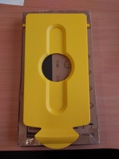 RUBBERMAID SLIM JIM RECYCLING STATION TOPPER/LID INSERT BOTTLES/CANS YELLOW