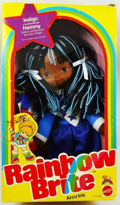 Rainbow Brite - Mattel - Puppe 23 cm - Indigo (Box Spanien ''Regenbogen'')