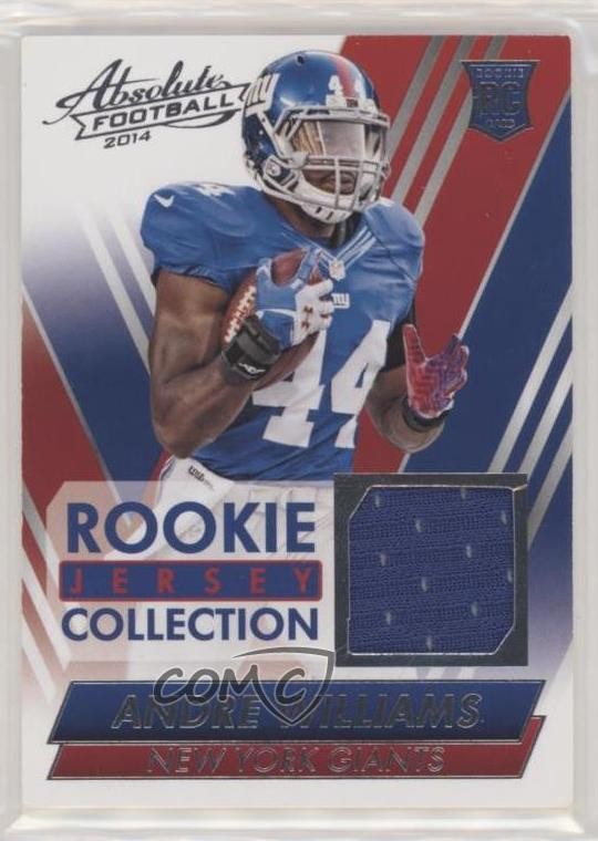 2014 Panini Absolute Rookie Jersey Collection Andre Williams #AW RC un2