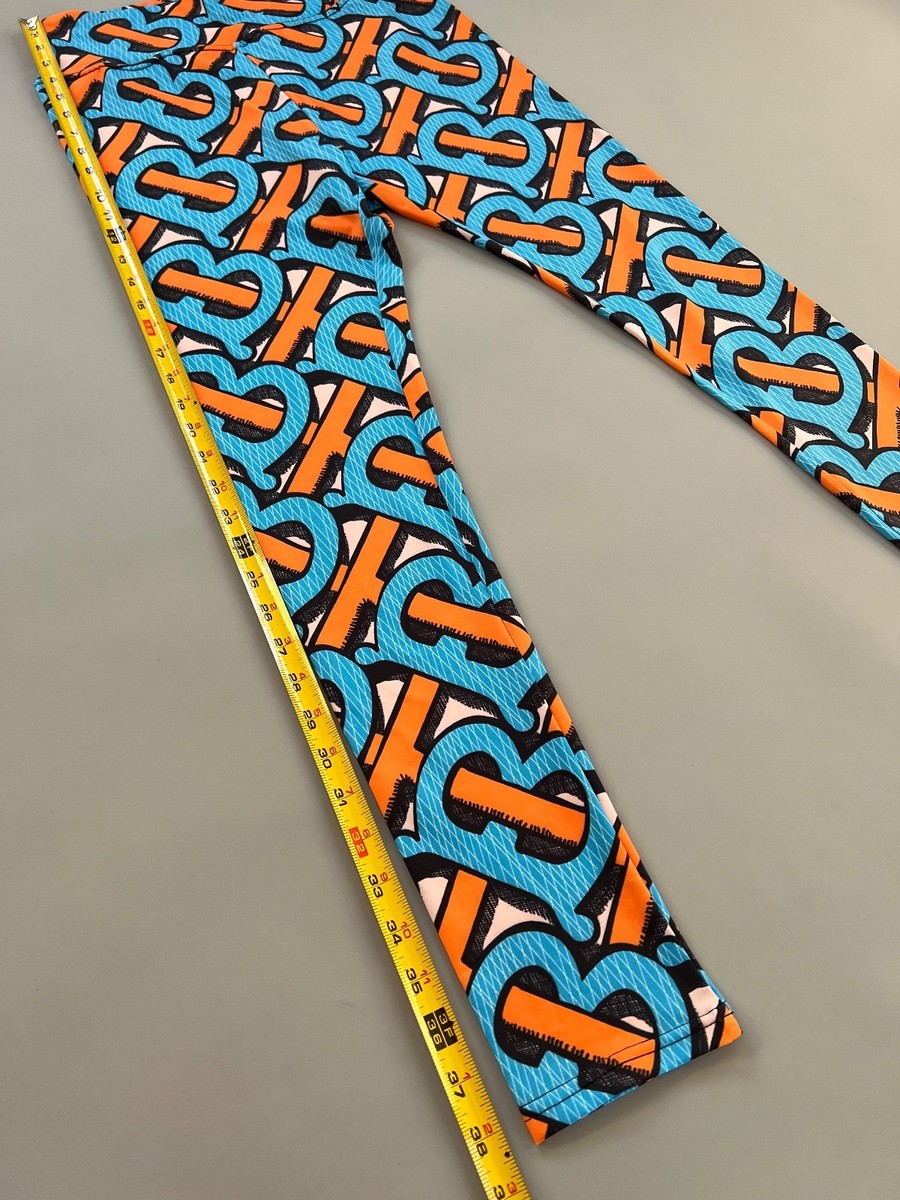 Medium BURBERRY TB Summer Monogram Print Leggings 8033182 Nylon
